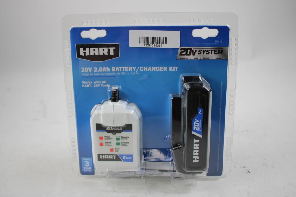 HART 20V 2.0Ah Battery/Charger Kit