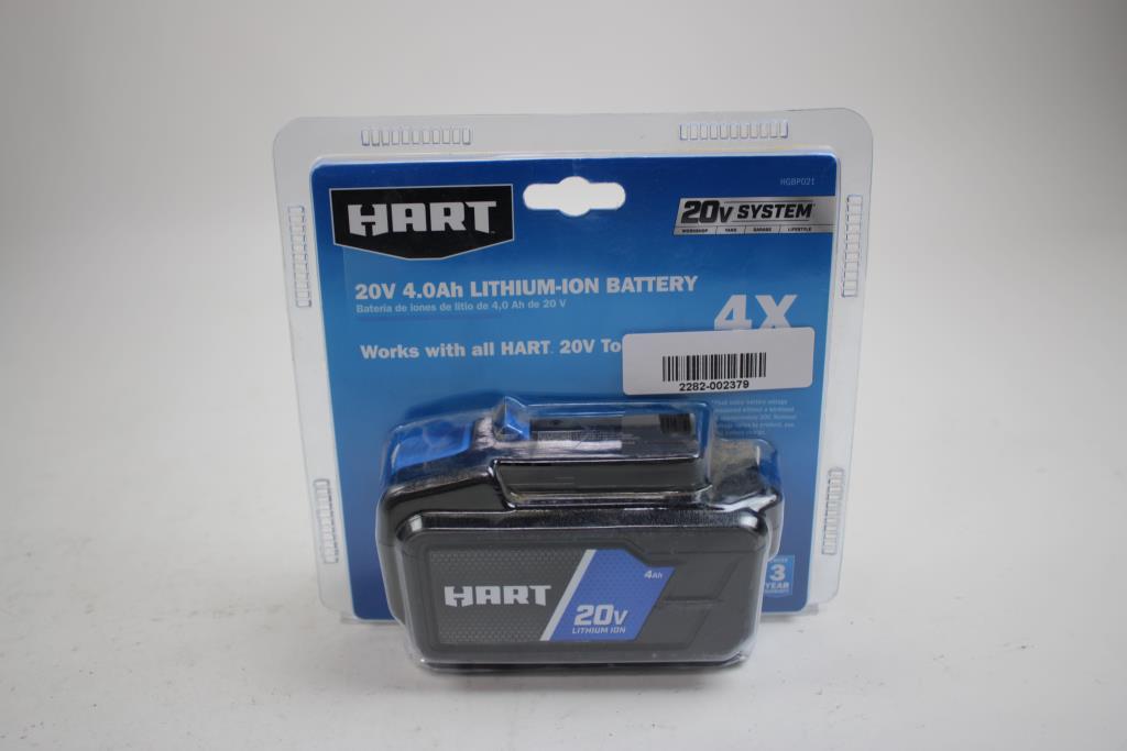 HART 20V 4.0Ah Lithium Ion Battery