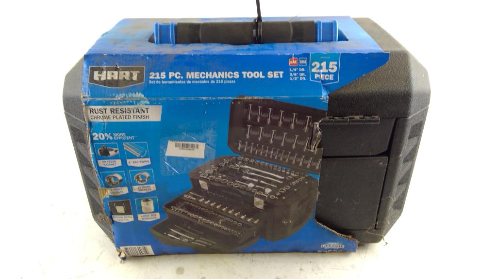 Hart 215pc. Mechanics Tool Set