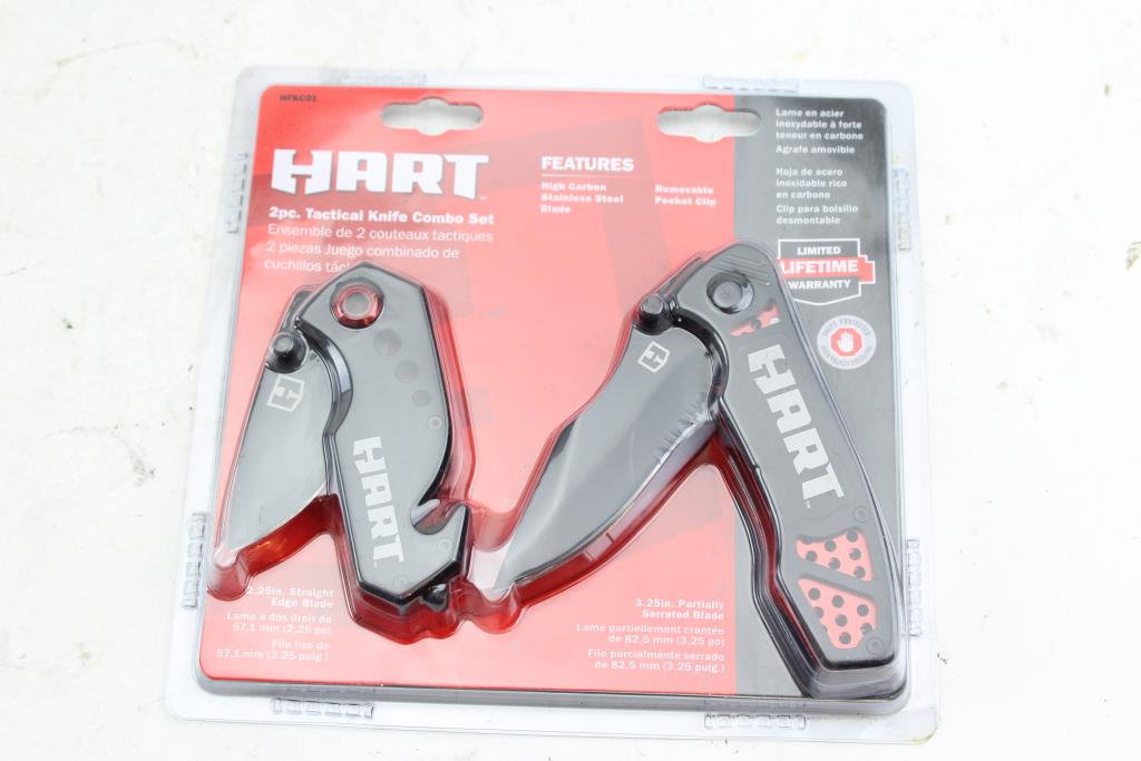 Hart 2pc Tactical Knife Combo Set Property Room