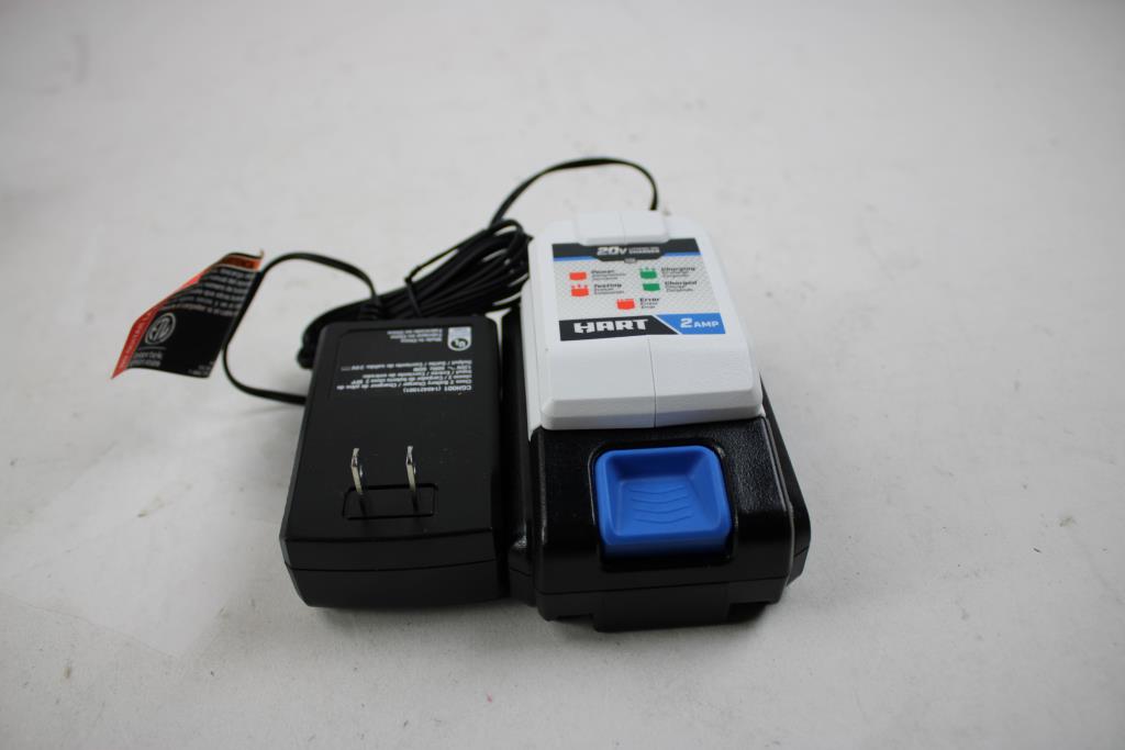 HART 4.0Ah, 1.5Ah Battery Packs, Battery Charger, 3 Pieces