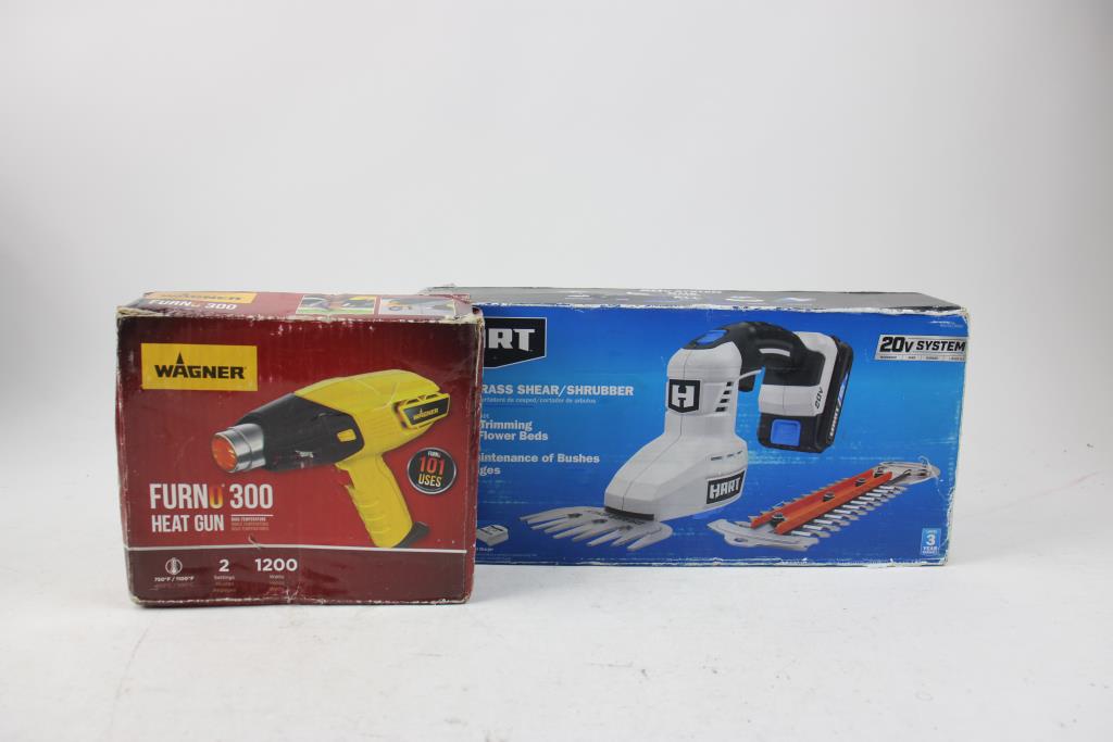 Hart, Bauer, Wagner, Saw, Heat Gun, Shrubber, 3 Pieces