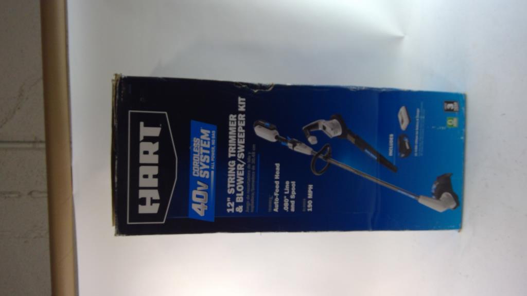 Hart String Trimmer & Blower/Sweeper Kit Property Room