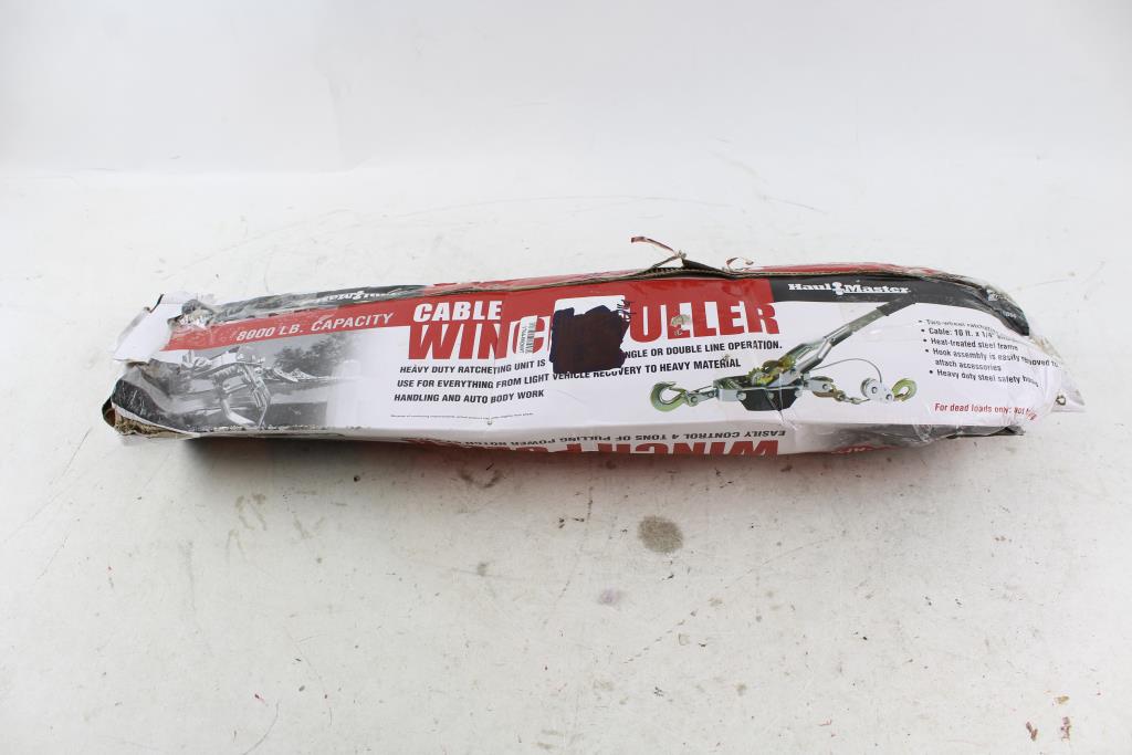 Haul Master 39855 4 Ton Cable Winch Puller Property Room