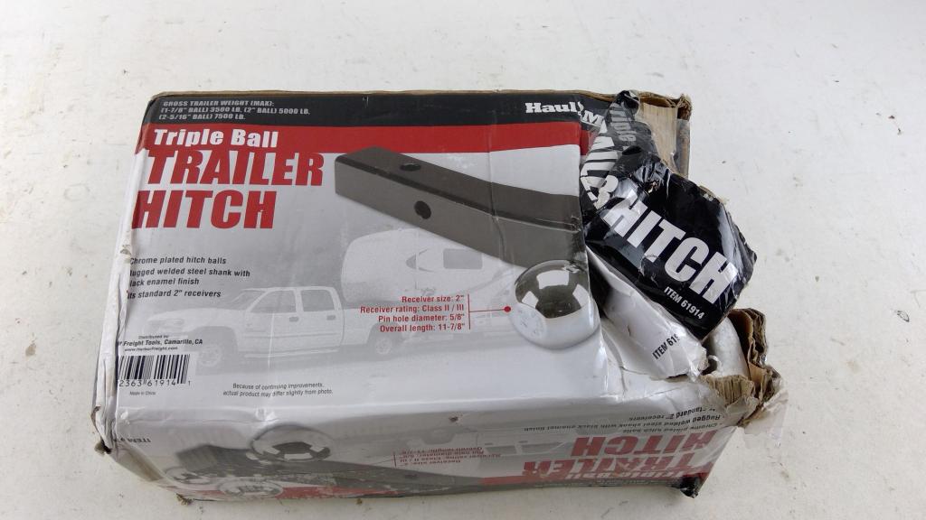 Haulmaster Triple Ball Trailer Hitch