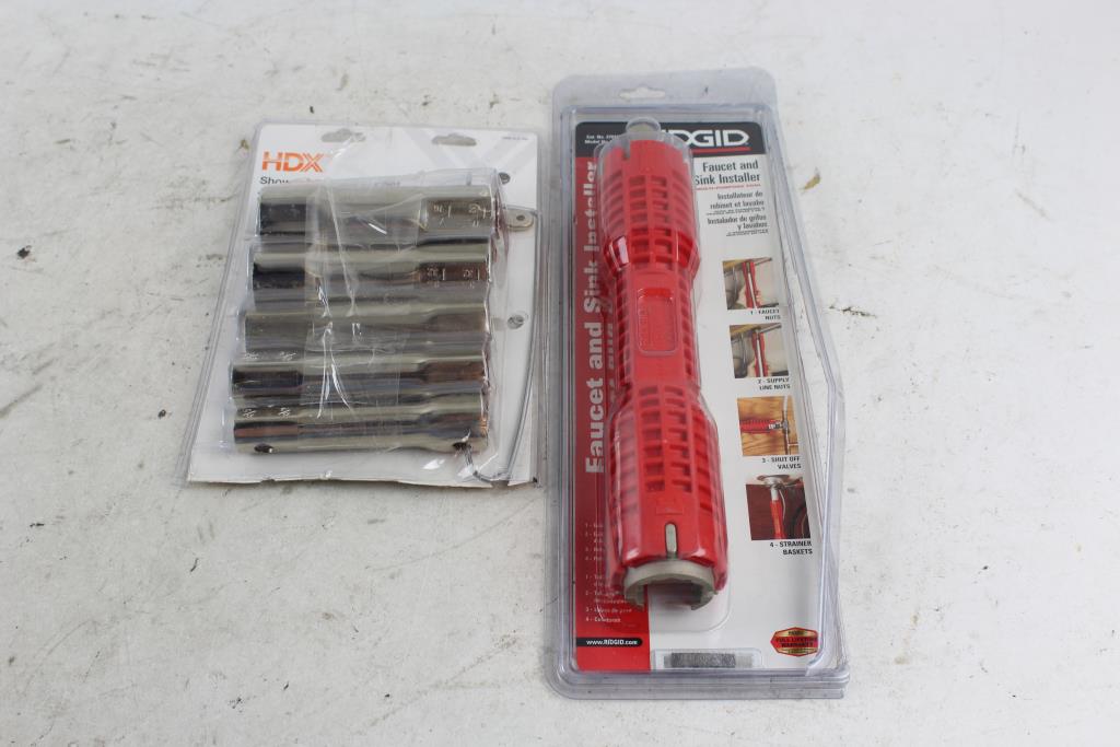 Hdx Shower Valve Sockets Ridgid Faucet Sink Installer Property Room