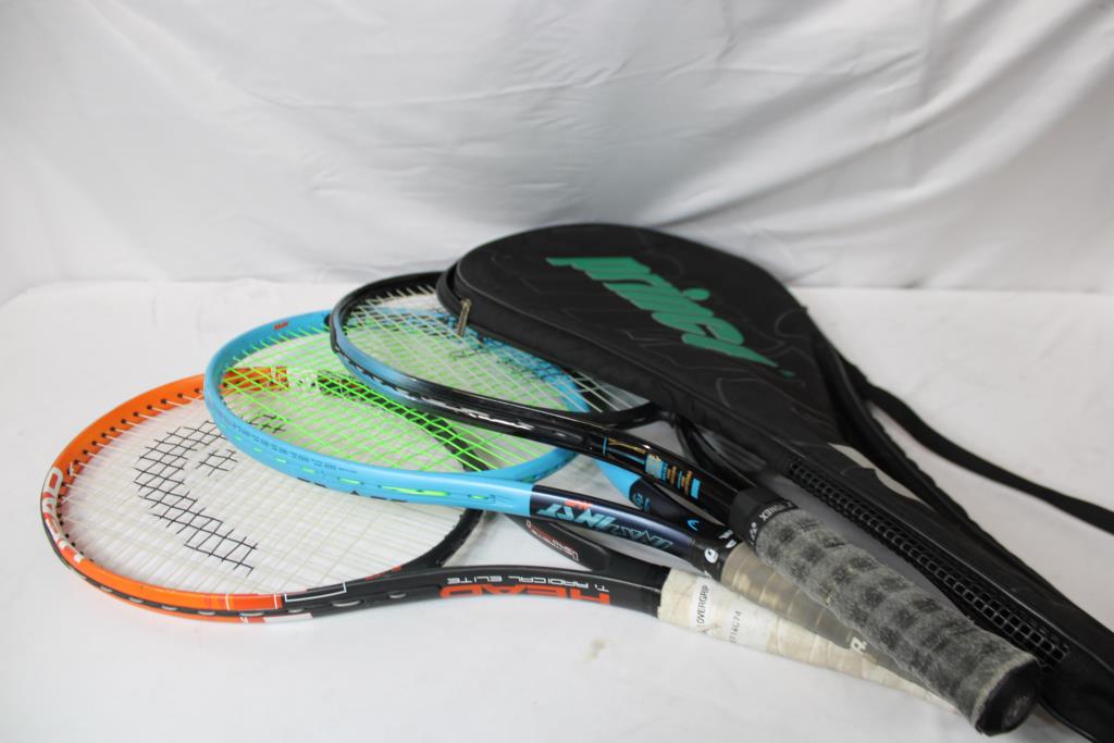 Head Ti & Thunder Storm 63 Tennis Rackets 3 Pieces