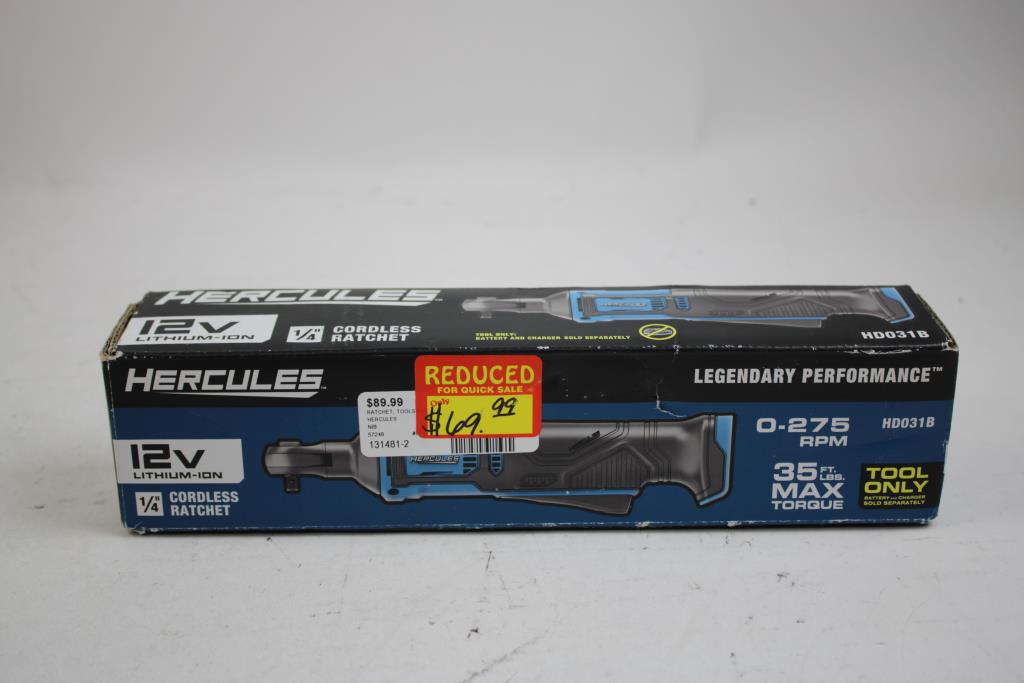 Hercules 1/4" Cordless Ratchet