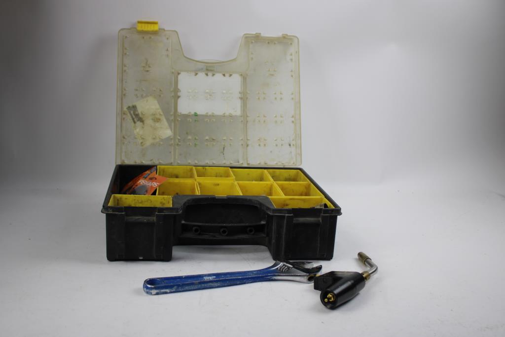 Hexagonal Stud Adapters, Wrench, 60mm Rotary Blades, Hand Torch, And More