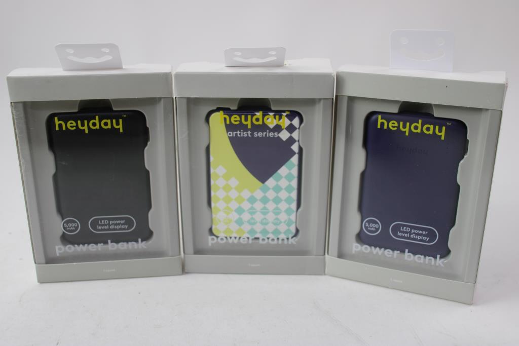 Heyday, Power Bank, 3 Pieces