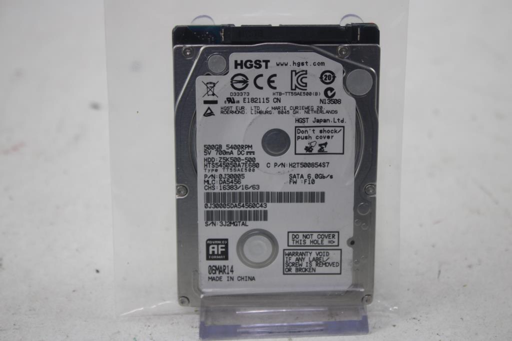 HGST Internal Hard Drive 500 GB