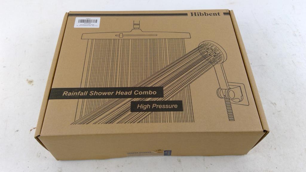 Hibbent Rainfall Shower Head Combo