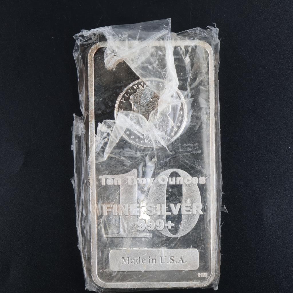 Highland Mint Fine Silver 10 Troy Oz Bar