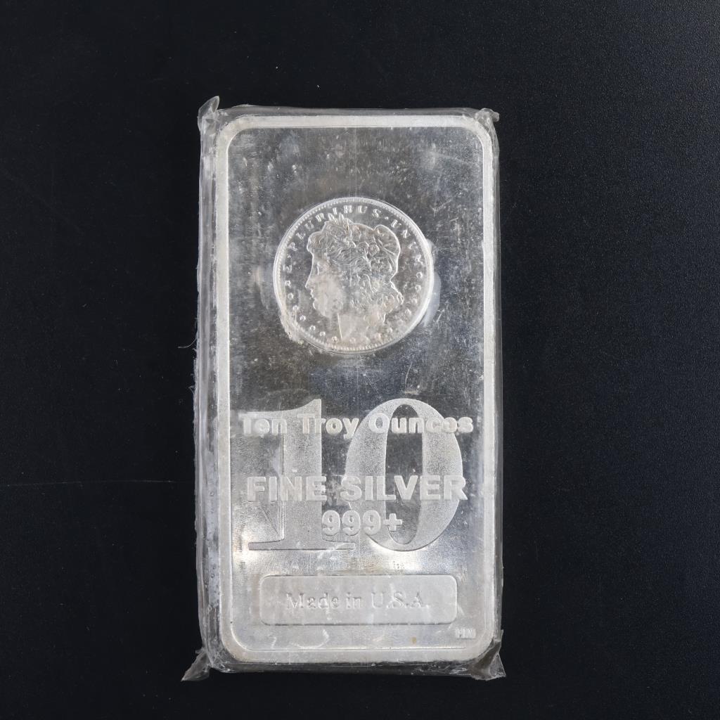 Highland Mint Fine Silver 10 Troy Oz Bar