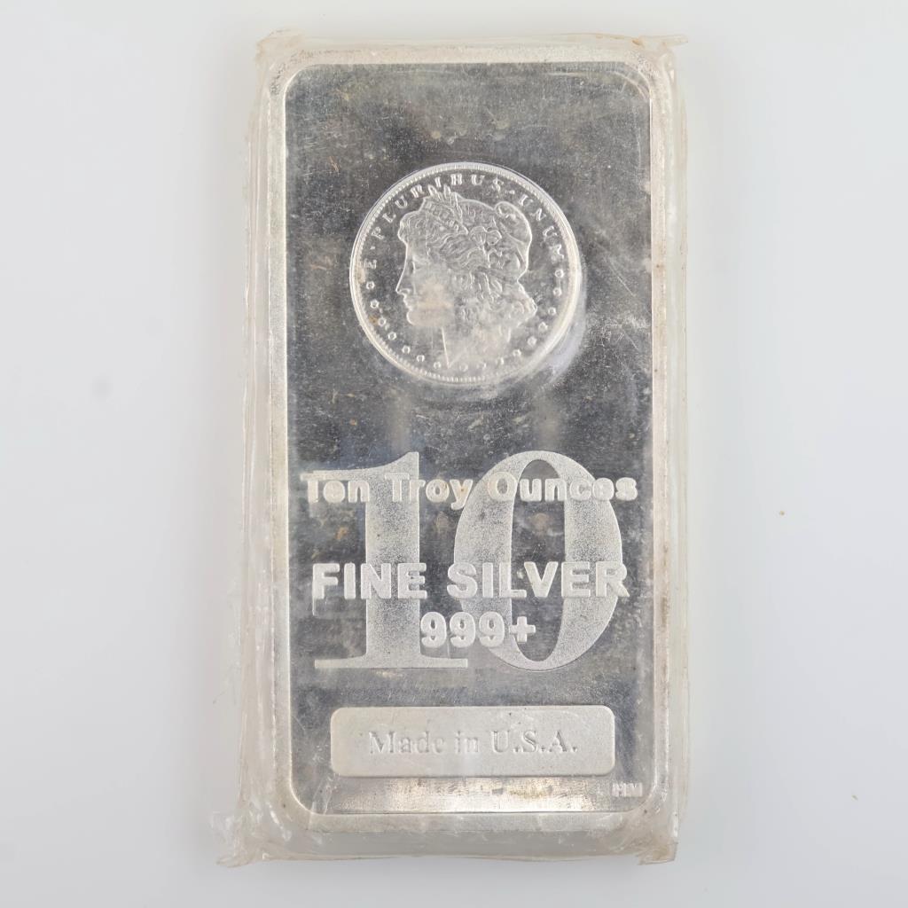 Highland Mint Fine Silver 10 Troy Oz Bar