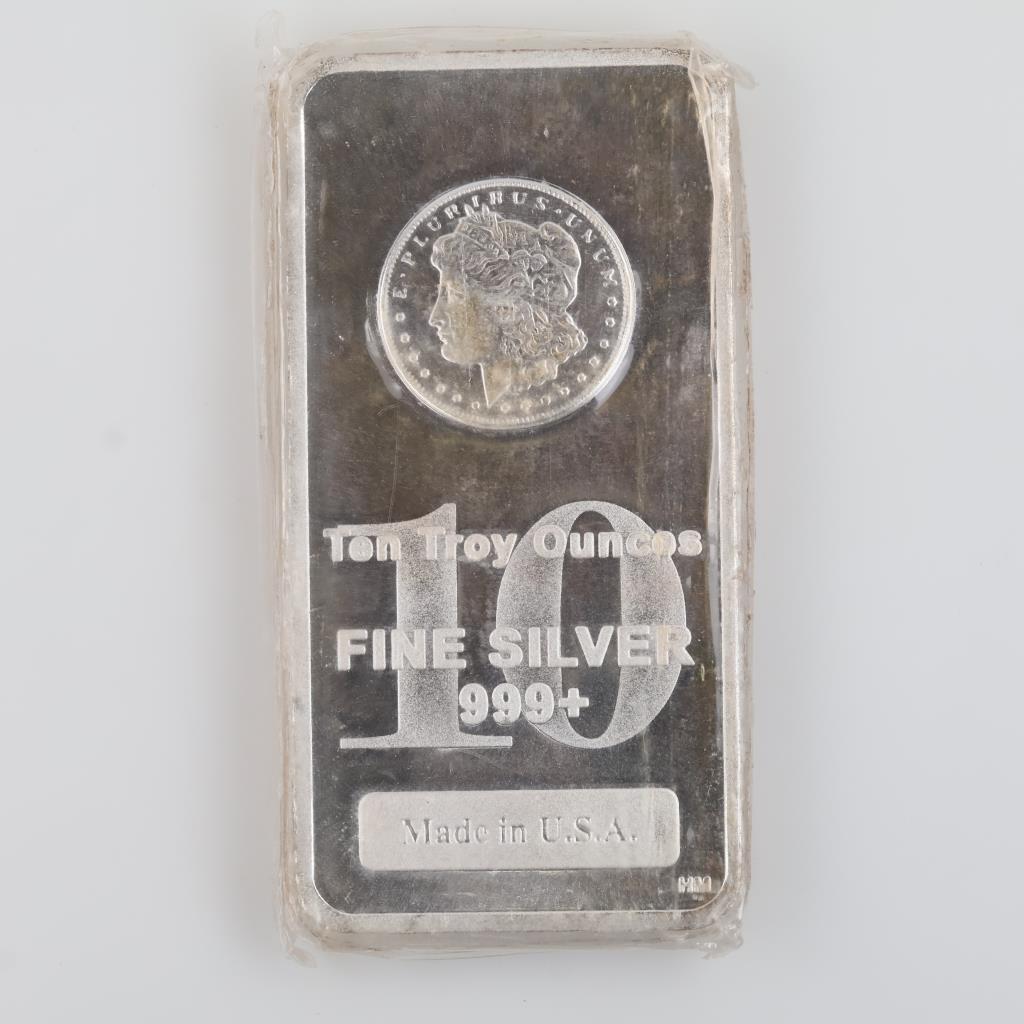 Highland Mint Fine Silver 10 Troy Oz Bar