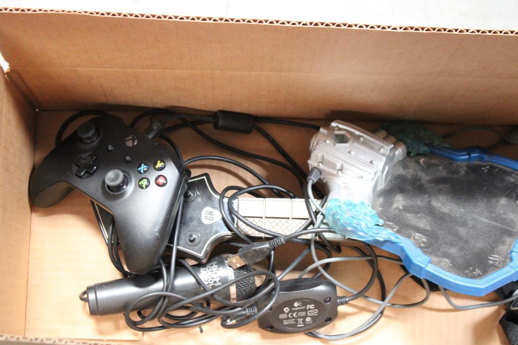 Highschool Musical Microphone, Guitar Hero Guitar, & Xbox Remote & More 4 Pieces