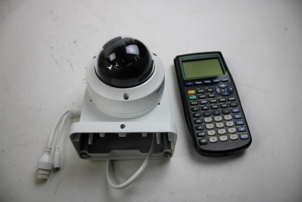 Hikvision Security Camera, Fujifilm Camera, Dji Quick Release Mount, Ti-83 Plus Calculator
