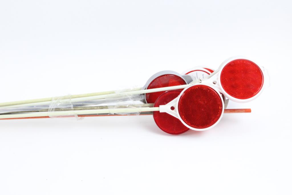 Hillman Reflective Marker And More, 8 Pieces Property Room