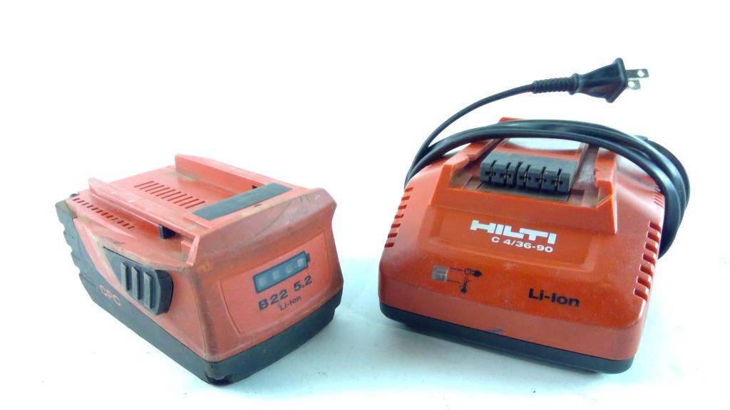 Hilti Battery & Charger Property Room