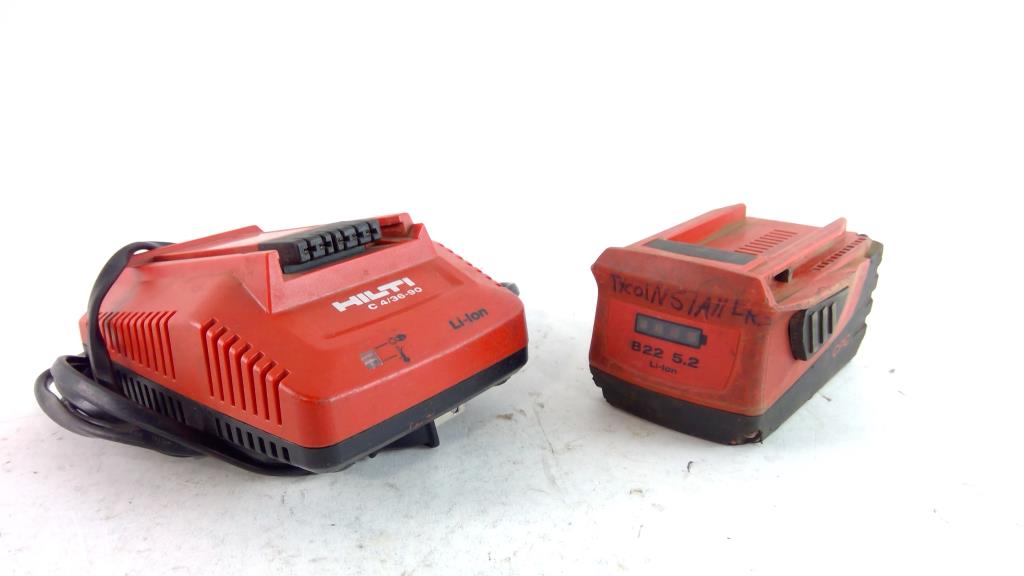 Hilti Battery & Charger Property Room