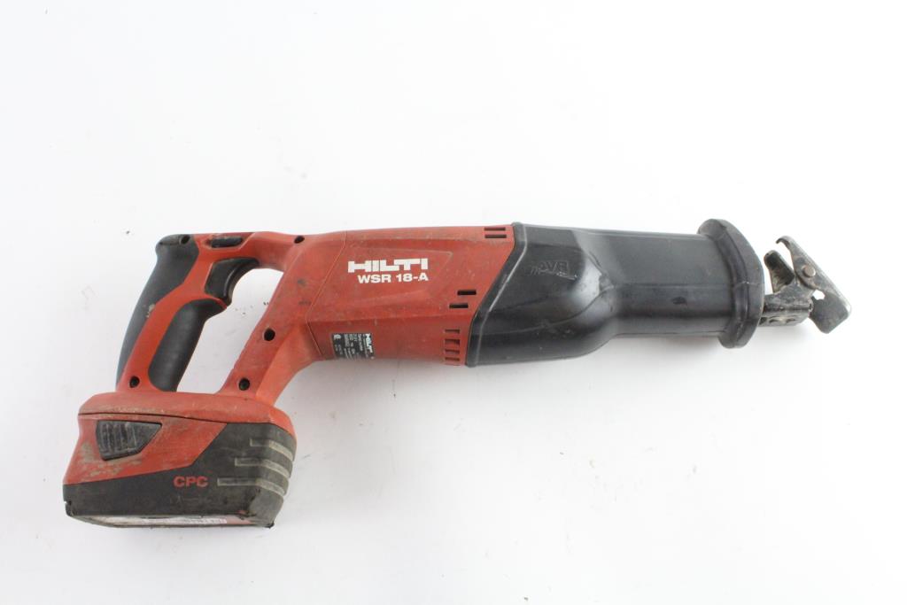 Hilti Cordless Reciprocating Saw Property Room