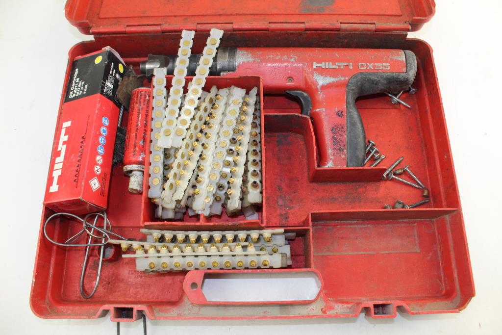 Hilti DX35 Powder Actuated Nail Gun Fastener Property Room