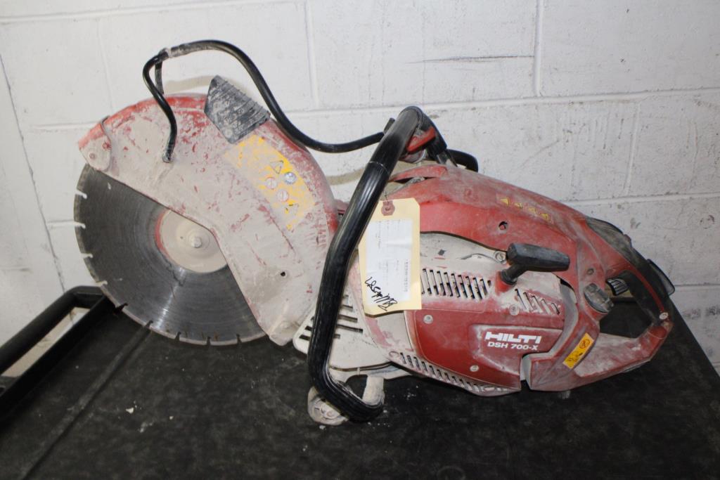 Hilti Hand Held Gas Concrete Saw Property Room