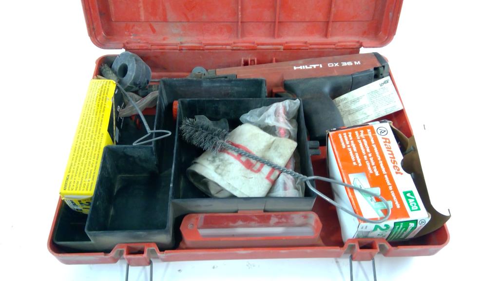 Powder Actuated Driver Hilti Powder Actuated Driver With Case | Property Room