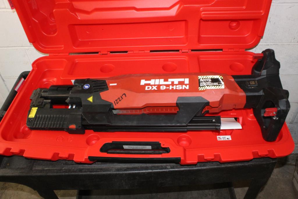 Hilti Powder Actuated Metal Deck Nailer, With Case Property Room