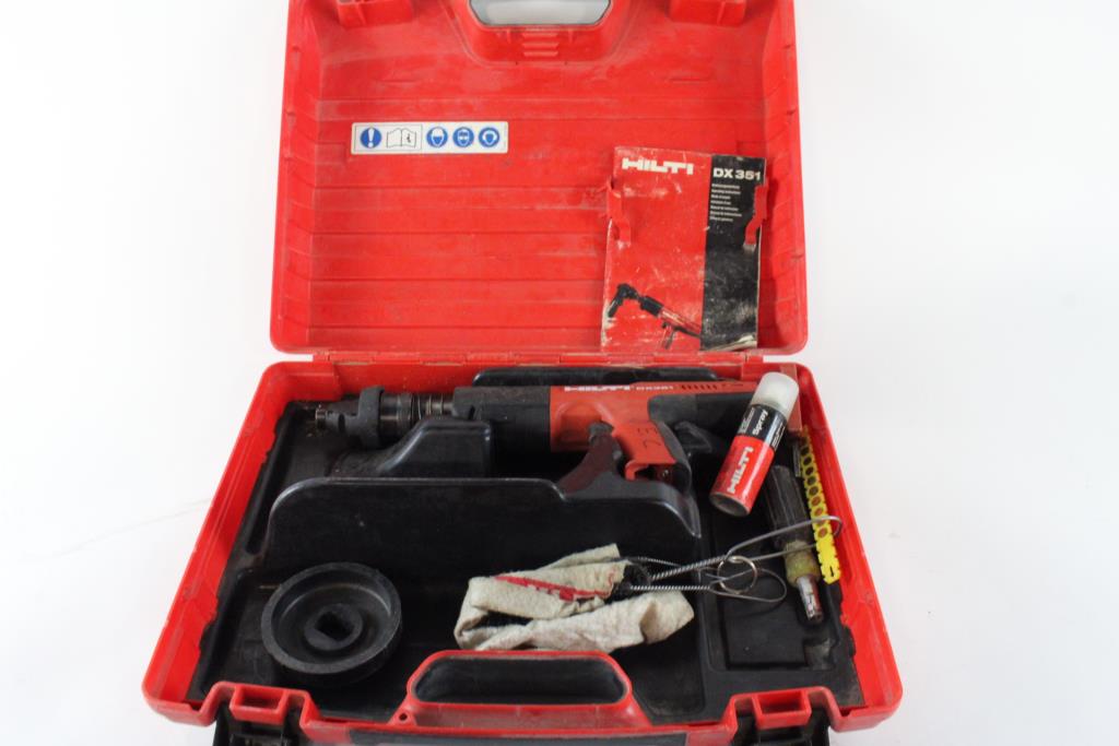 Hilti Powder Actuated Tool With Case Property Room