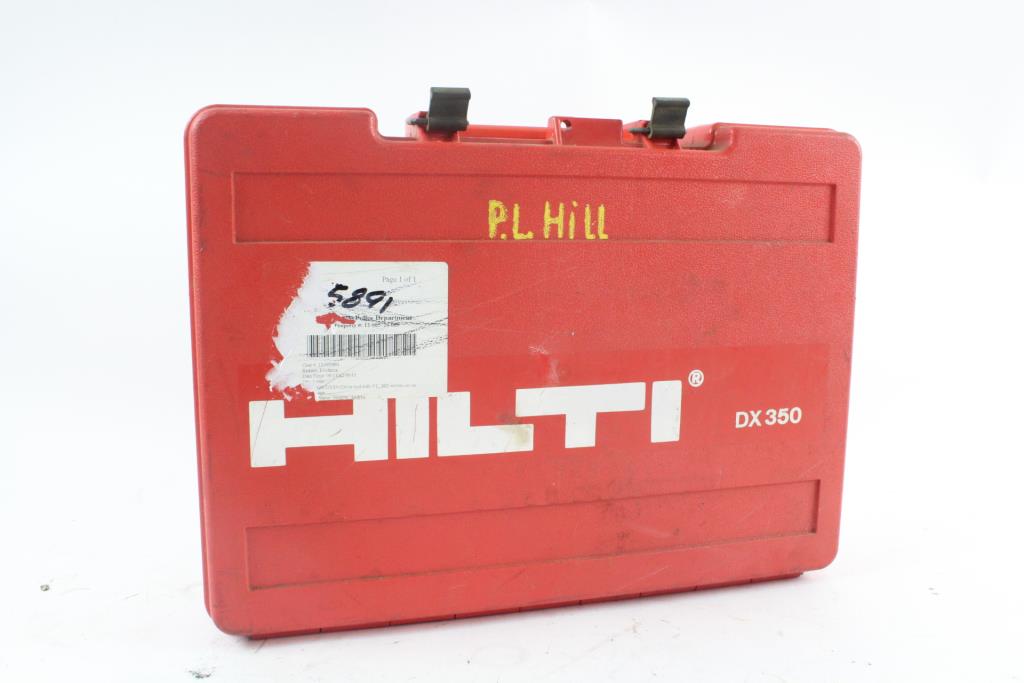 Hilti PowderActuated Piston Drive Tool Property Room