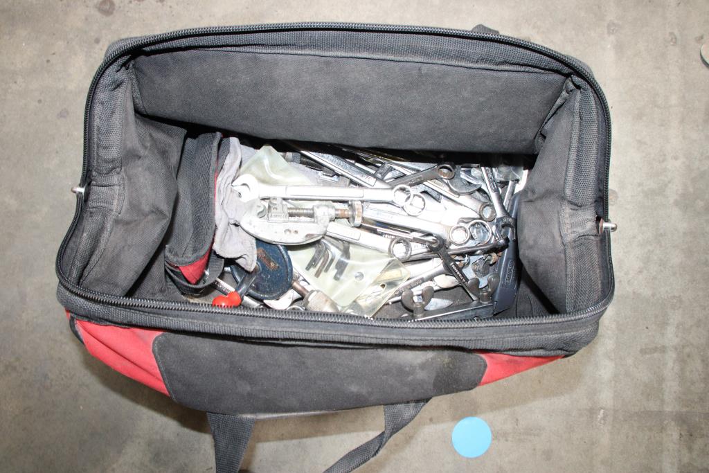 Hilti Tool Bag With Mechanics Tools , 10 Plus Pieces Property Room