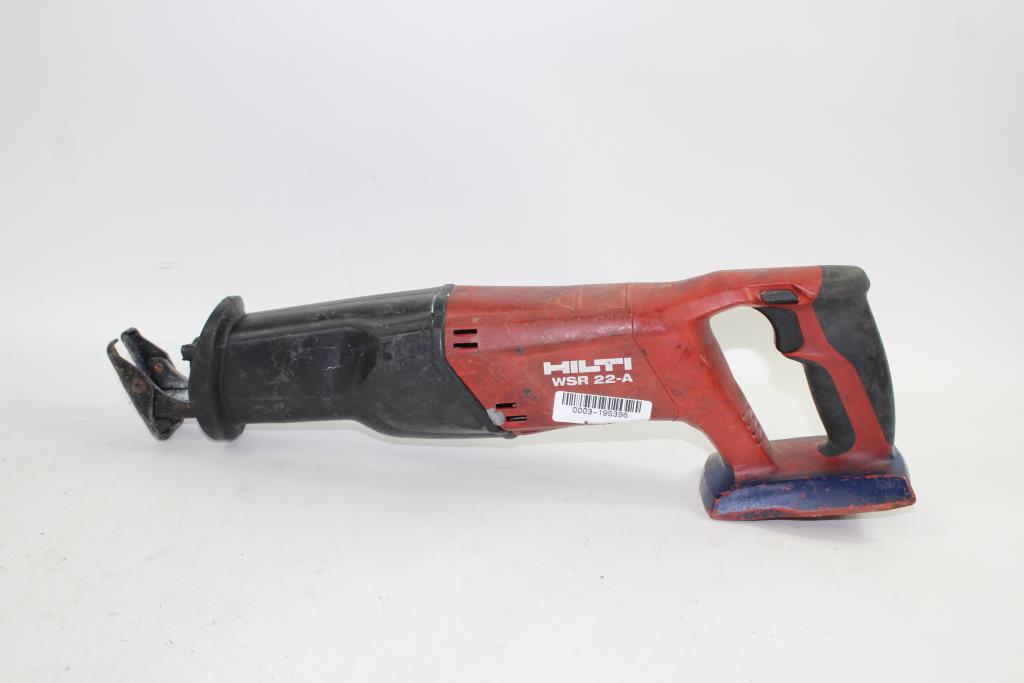 Hilti Wsr 22a Reciprocating Saw ,Tool Only Property Room