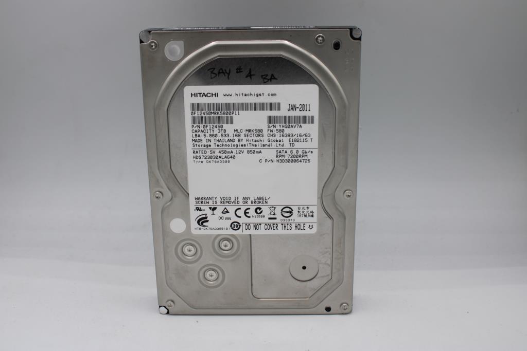 Hitachi 3TB Internal Hard Drive