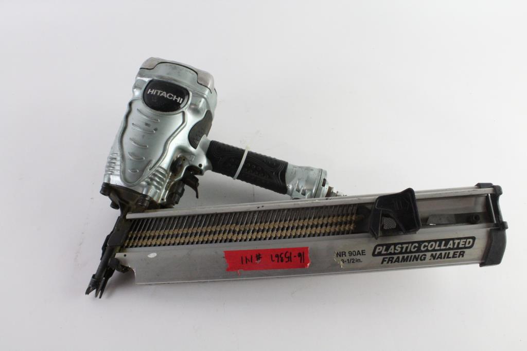 hitachi air nailer nr90ae hitachi air framing nailer property room hitachi air nailer nr90ae hitachi air framing nailer property room