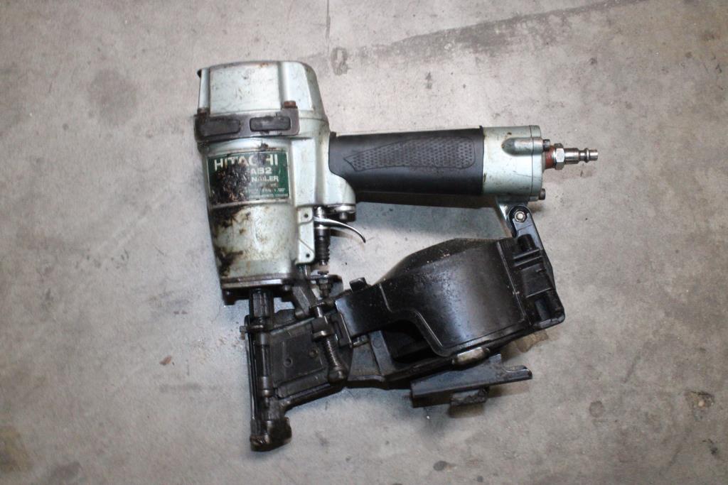 Hitachi Model Nv45ab2 Roofing Coil Nailer Property Room