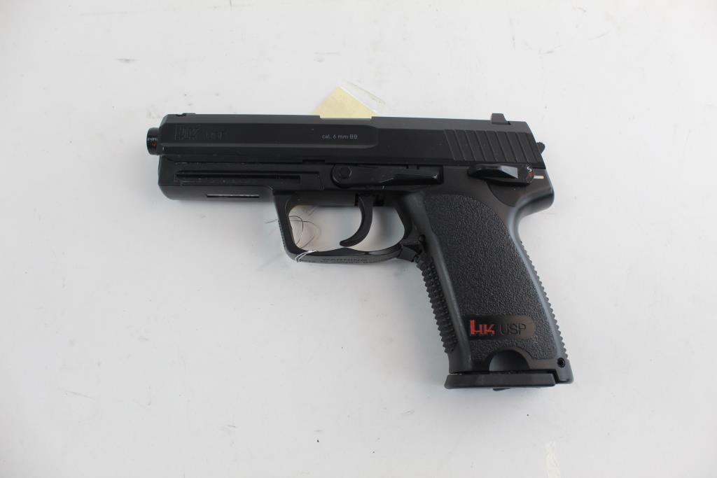 HK Heckler & Koch USP 6mm BB Pistol Airsoft Gun, Standard Action, Black