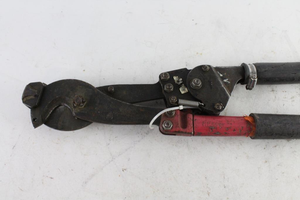 H.K. Porter RatchetType Hard Cable Cutter Property Room