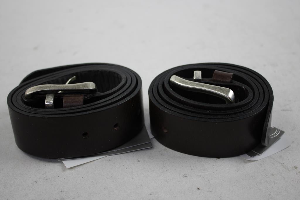 H&M Black Belts, 39-40" 2 Pieces