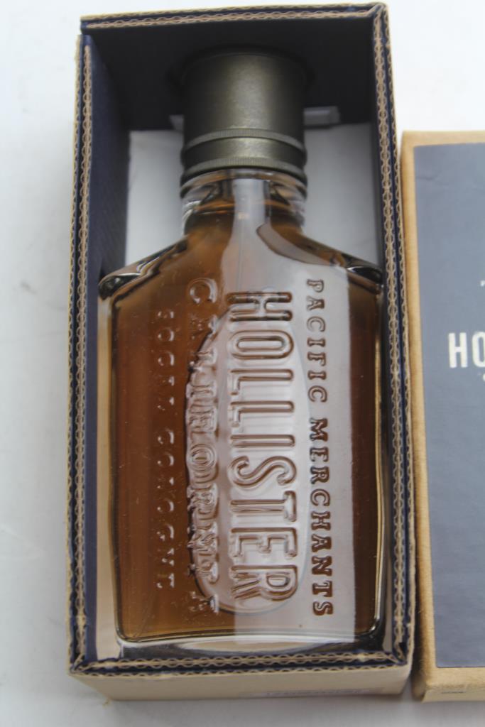 hollister jake cologne brown bottle