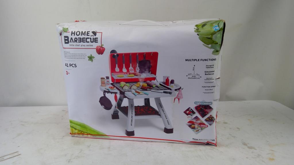 Home Barbecue Little Chef Play Series Toy Barbecue Set