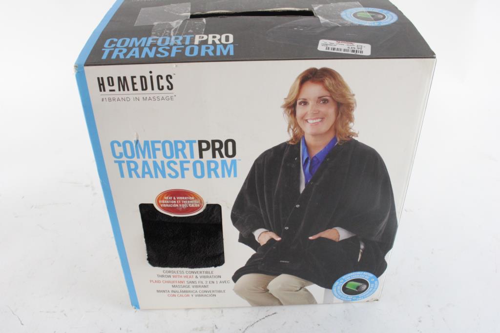 Homedics Heat & Vibration Blanket Property Room