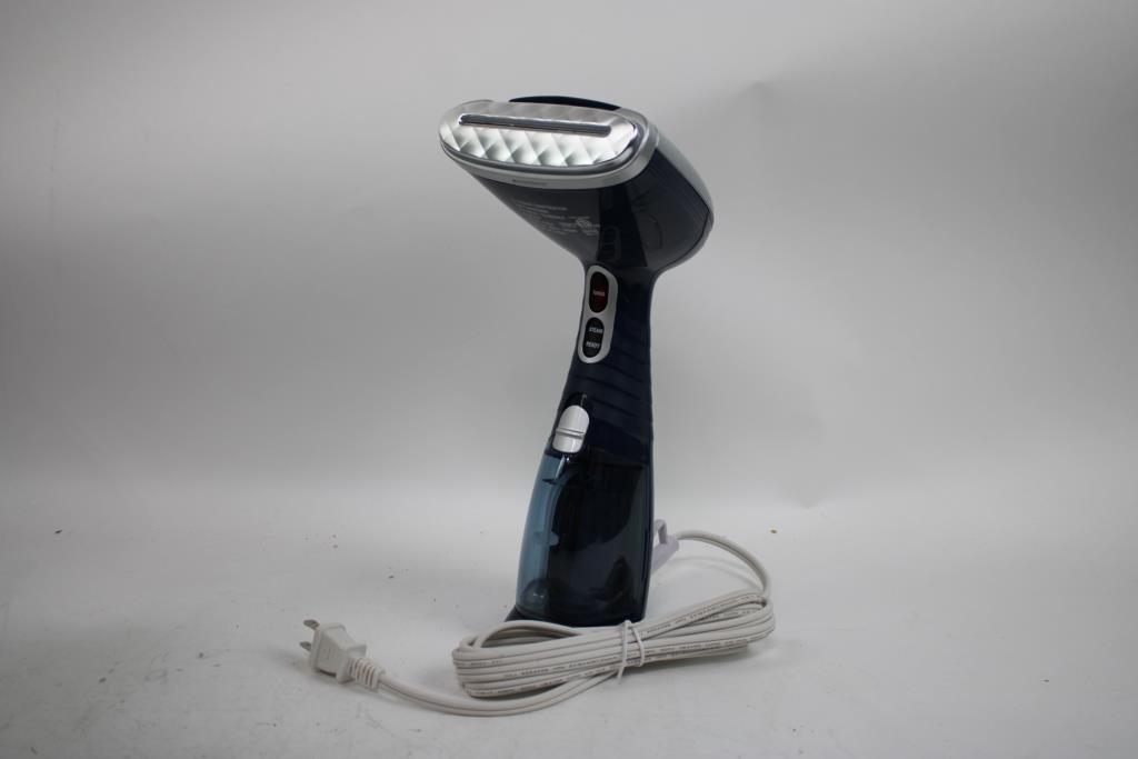 Homedics Vibration Neck Massager With Heat, Conair Double Ceramic Hair Straightner, & Conair Turbo Handheld Fabric Steamer 3 Pie