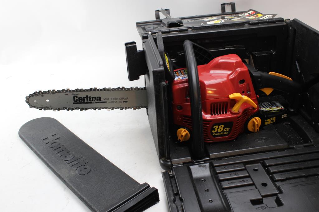 Homelite 16" Chainsaw With Case Property Room