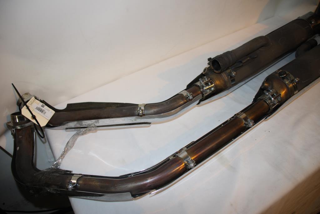 Honda Motorcycle Exhaust Pipes, 2 Pieces, HM MCV AC1 Property Room