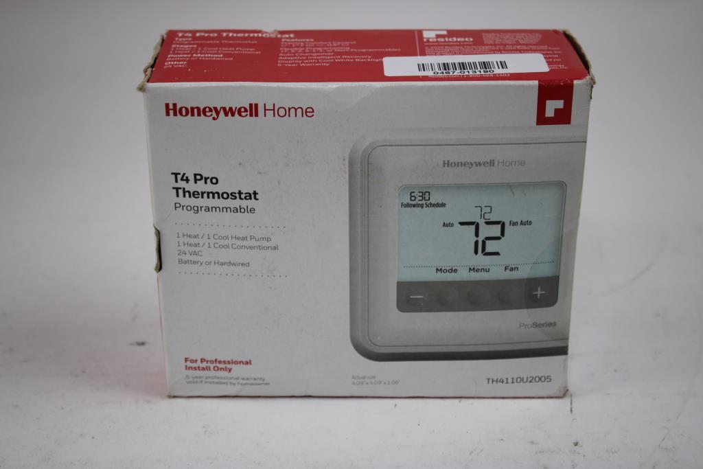Honeywell Home T4 Pro Thermostat