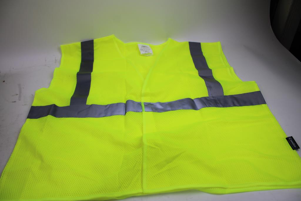 Hook And Loop Mesh Safety Vest, Size 2XL