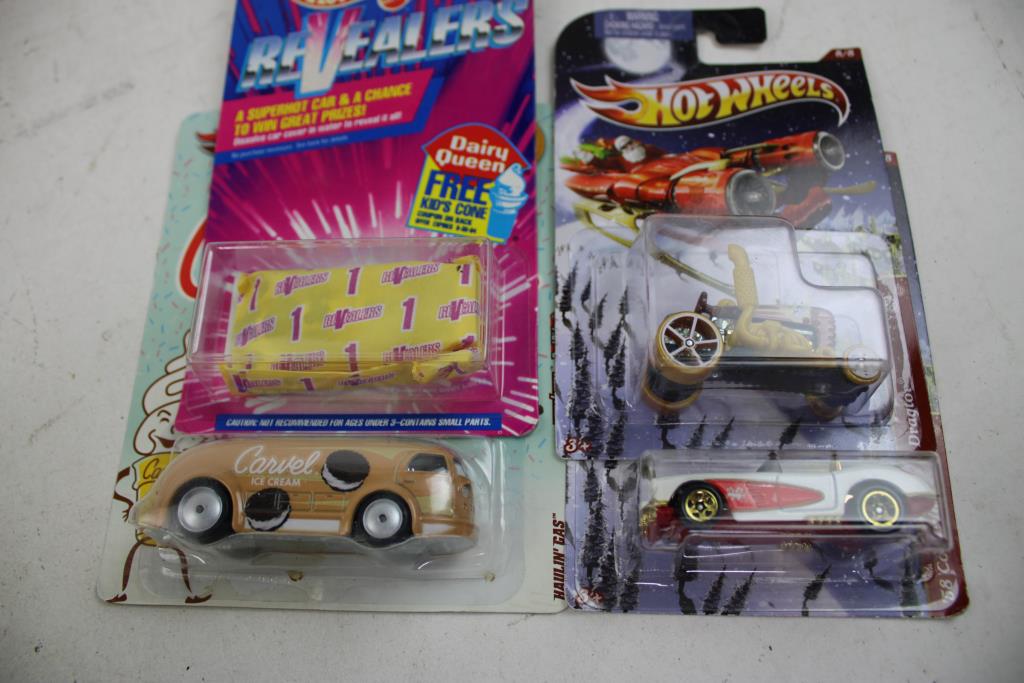 Hot Wheels Revealers, Cavel Ice Cream, Sugar Rush Series II & More 7 Peces