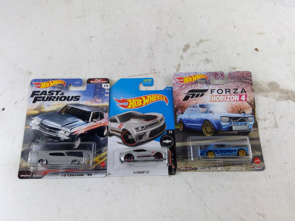 Hotwheels Cars 3 Pieces